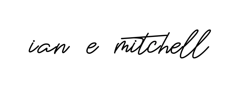 Handwritten Signature for Ian-e-mitchell - Style 150 Online