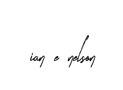 Handwritten Signature for Ian-e-nelson - Style 133 Online