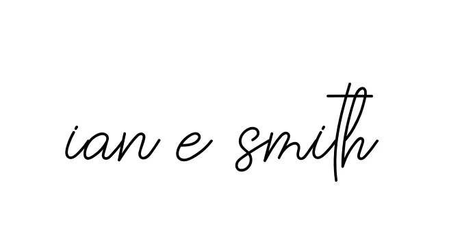 Handwritten Signature for Ian-e-smith - Style 145 Online