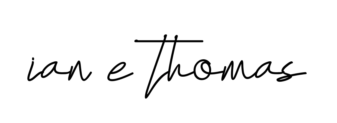 Handwritten Signature for Ian-e-thomas - Style 155 Online