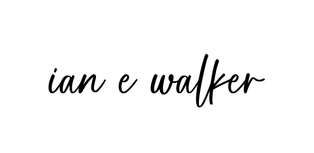 Handwritten Signature for Ian-e-walker - Style 142 Online