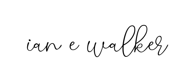 Handwritten Signature for Ian-e-walker - Style 147 Online