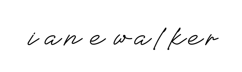 Handwritten Signature for Ian-e-walker - Style 152 Online