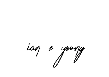 Handwritten Signature for Ian-e-young - Style 133 Online