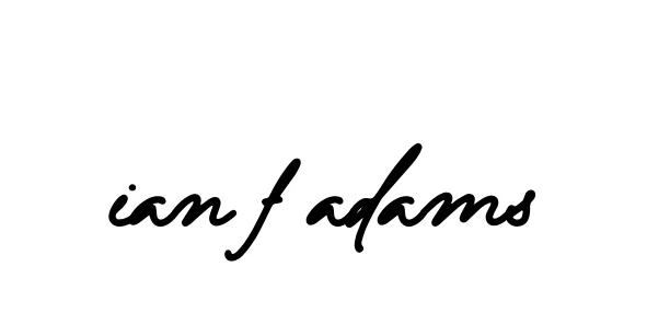 Handwritten Signature for Ian-f-adams - Style 138 Online