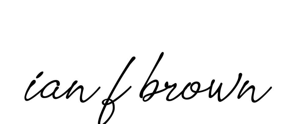 Handwritten Signature for Ian-f-brown - Style 151 Online