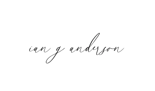 Handwritten Signature for Ian-g-anderson - Style 134 Online