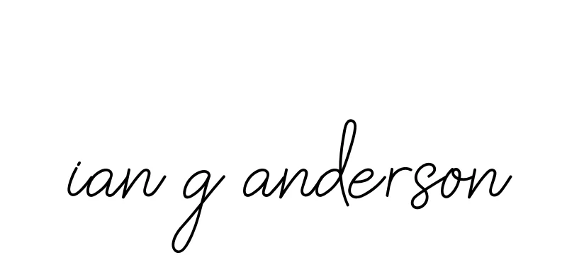 Handwritten Signature for Ian-g-anderson - Style 145 Online