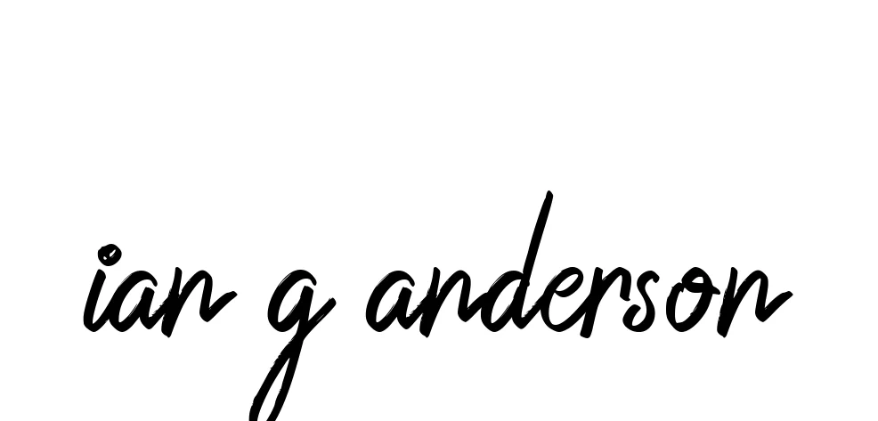 Handwritten Signature for Ian-g-anderson - Style 149 Online