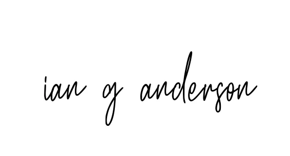 Handwritten Signature for Ian-g-anderson - Style 154 Online