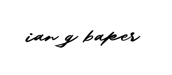 Handwritten Signature for Ian-g-baker - Style 140 Online