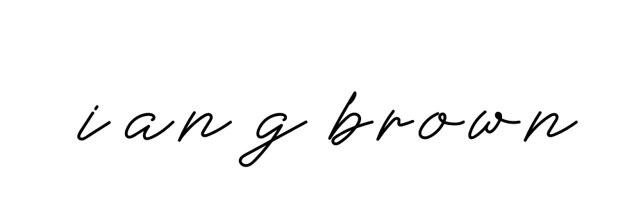 Handwritten Signature for Ian-g-brown - Style 152 Online