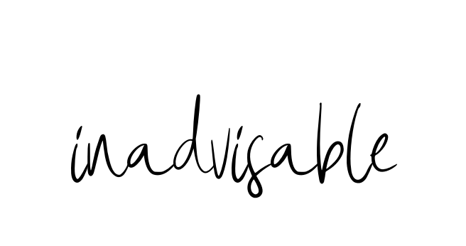 Inadvisable signature