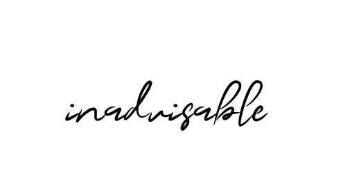 Inadvisable signature