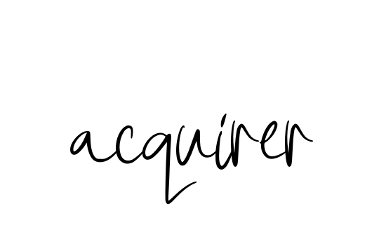 Acquirer signature