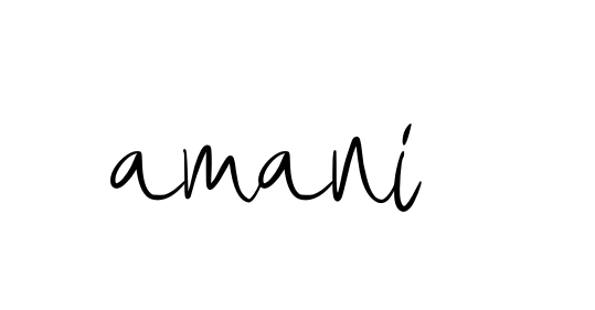 Amani- signature