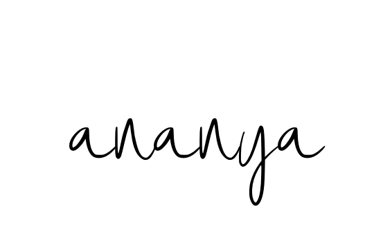 Ananya signature