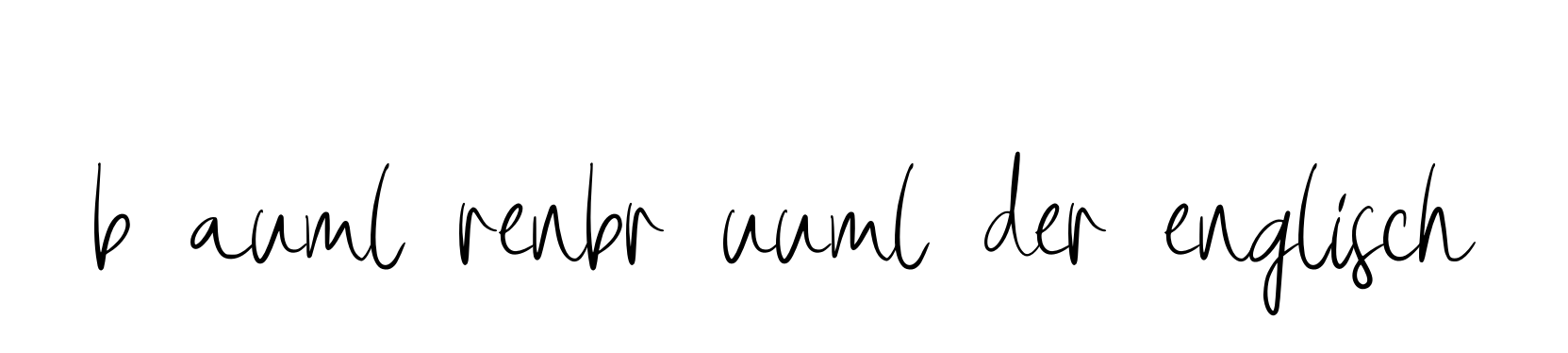 B-auml-renbr-uuml-der-englisch signature