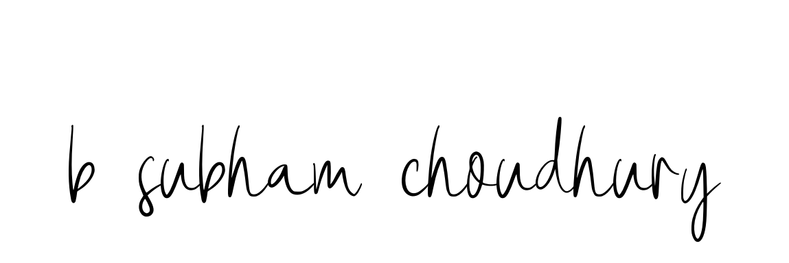 B-subham-choudhury signature