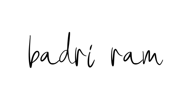 Badri-ram signature