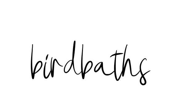 Birdbaths signature