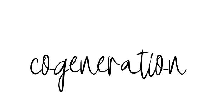 Cogeneration signature