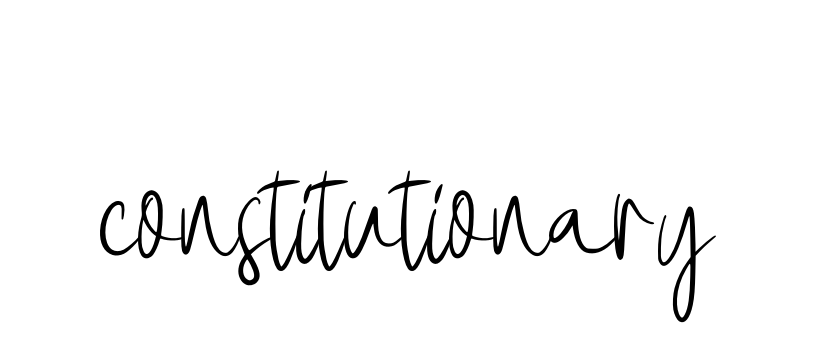 Constitutionary signature
