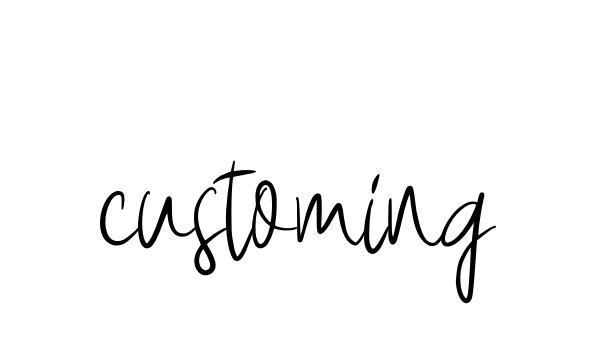 Customing signature