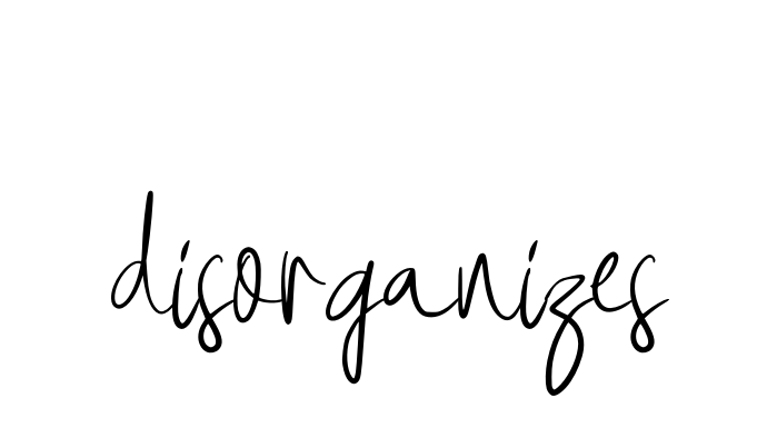 Disorganizes signature