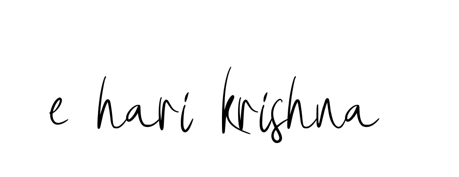 E-hari-krishna- signature