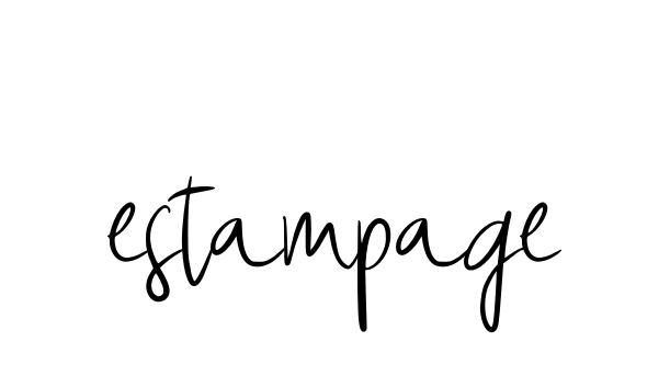 Estampage signature