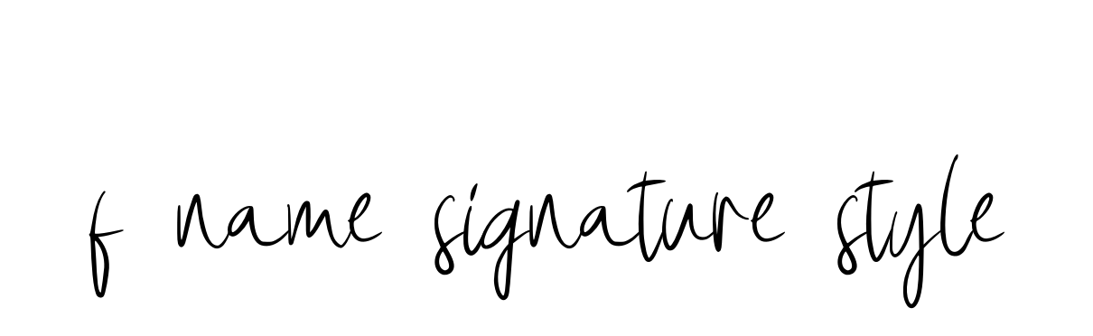 F-name-signature-style signature