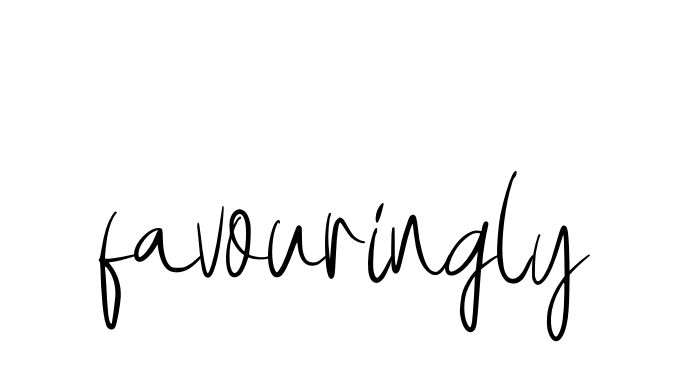 Favouringly signature