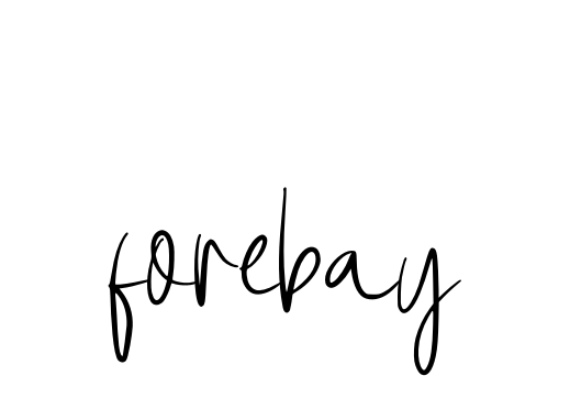 Forebay signature