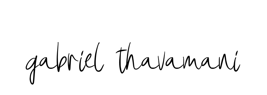 Gabriel-thavamani signature