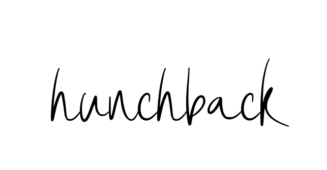 Hunchback signature