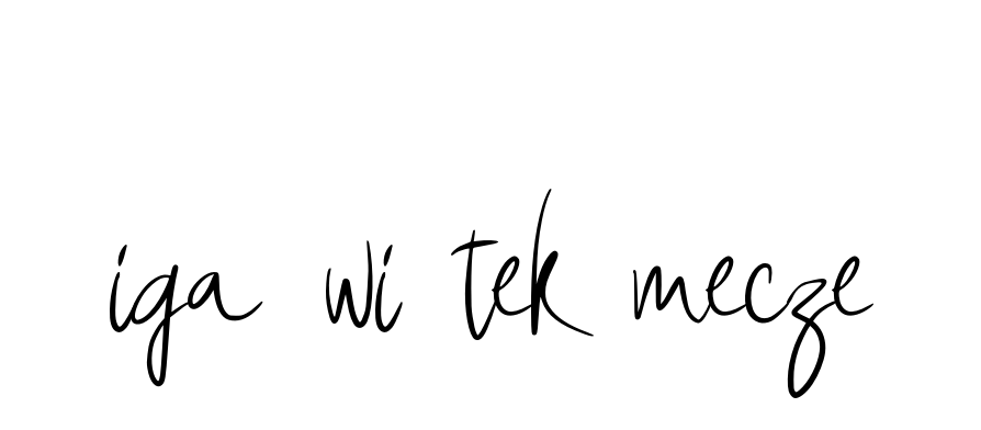 Iga-wi-tek-mecze signature