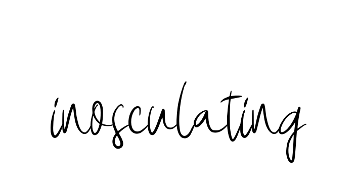 Inosculating signature