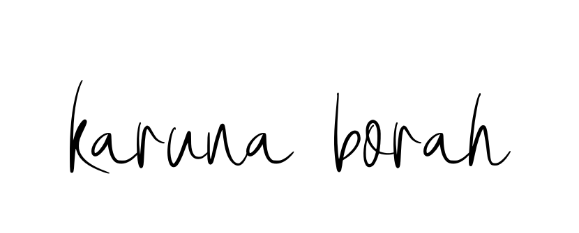 Karuna-borah signature