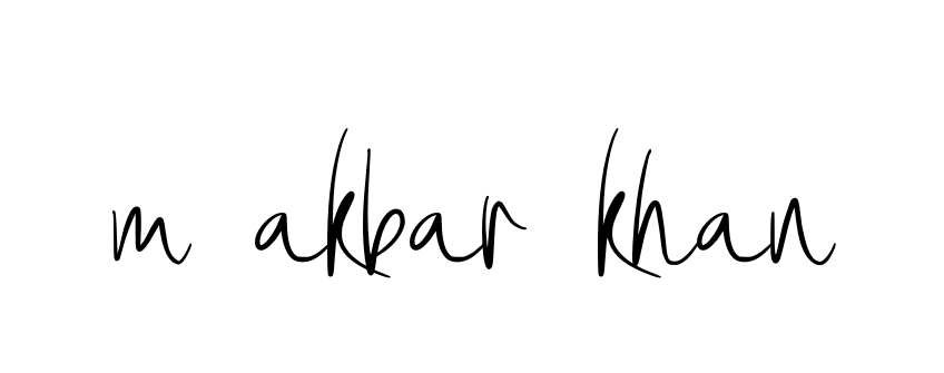 M-akbar-khan signature