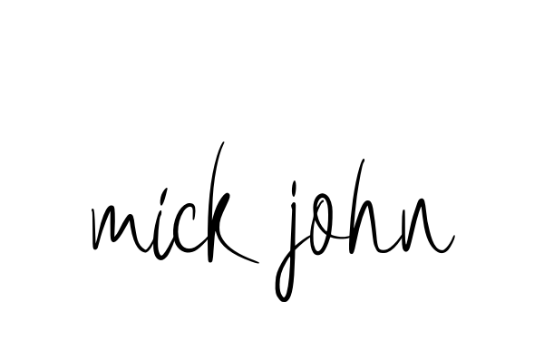 Mick-john signature