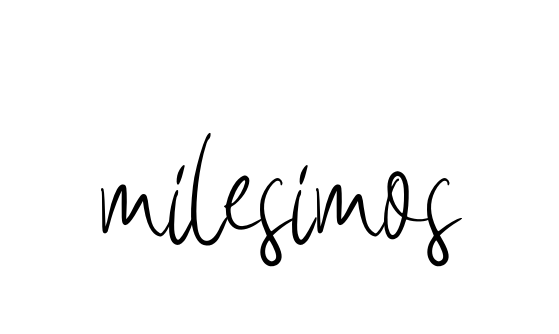 Milesimos signature