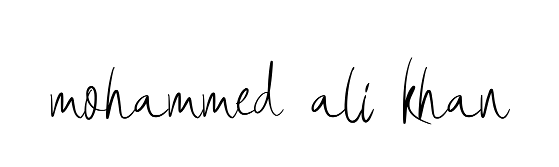 Mohammed-ali-khan signature