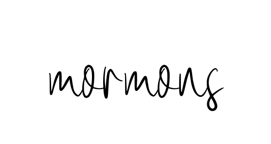 Mormons signature