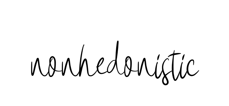 Nonhedonistic signature