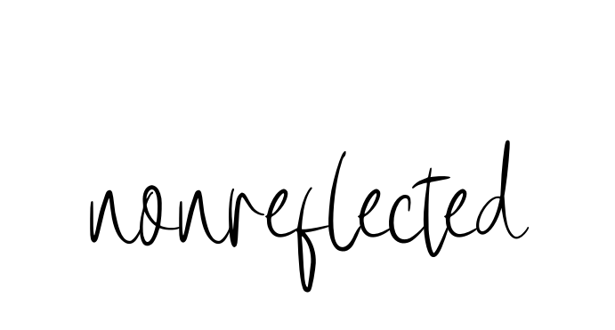 Nonreflected signature