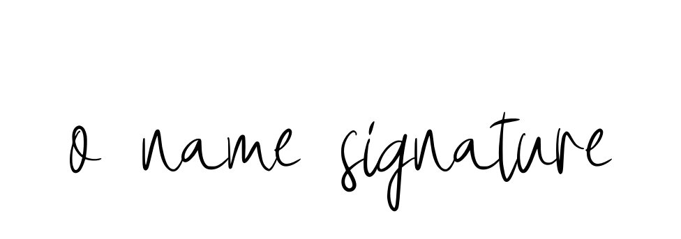 O-name-signature signature