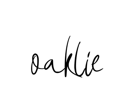 Oaklie signature