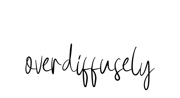 Overdiffusely signature
