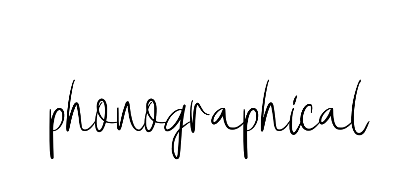 Phonographical signature